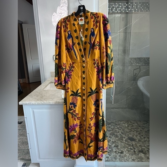 Farm Rio Tropical Tapestry Maxi Dress - Picture 9 of 15